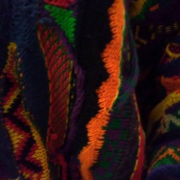 VINTAGE BNWOT COOGI JACKET LADIES/ MEN SZ. MED MULTI COLOR AUSTRALIA CRAZY AMAZ - Picture 8 of 11